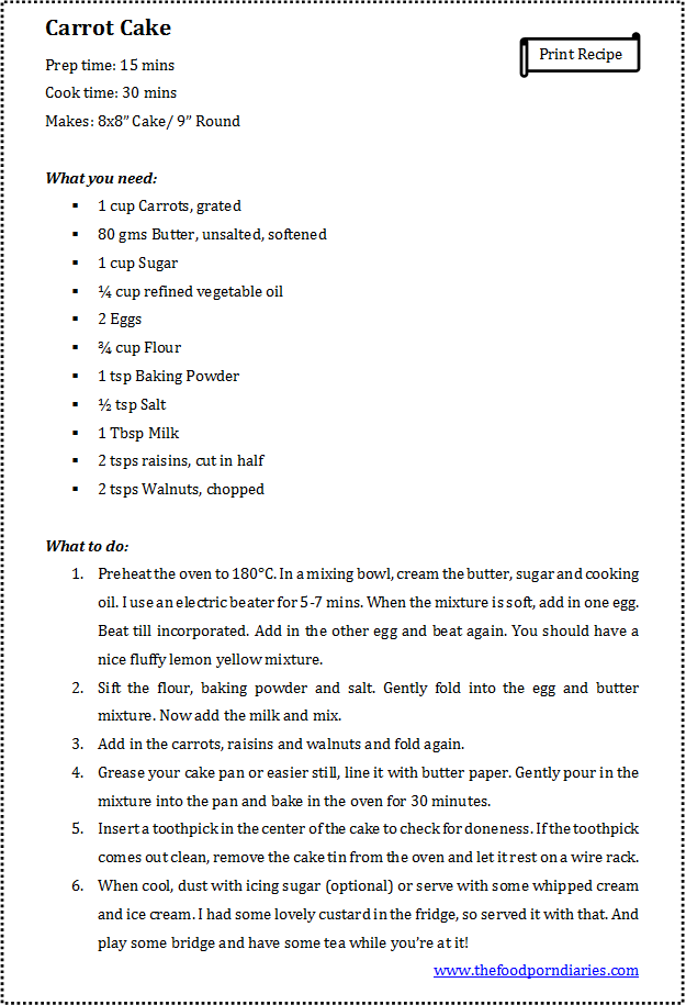 Carrot Cake Recipe_snap