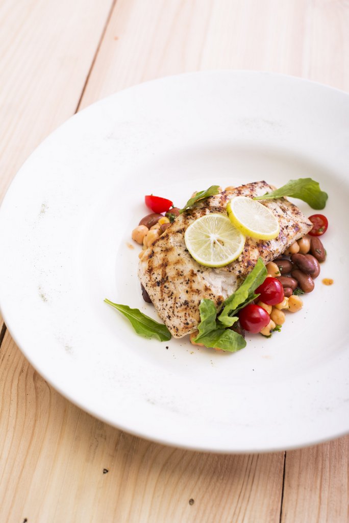 Pan Seared River Sole with Soya Milk and Bhawnagari Sauce